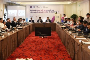 Hội thảo "Giải pháp thúc đẩy du lịch nội địa và phục hồi du lịch quốc tế hậu Covid-19" .tổ chức chiều 21/5 tại Hà Nội