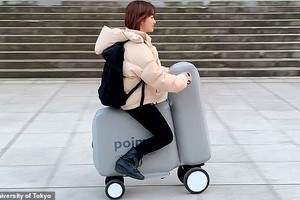 Poimo, mẫu xe đạp điện để vừa trong ba lô