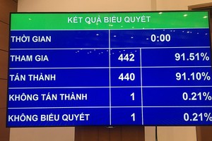 Quốc hội thông qua nghị quyết về chương trình giám sát của Quốc hội năm 2021
