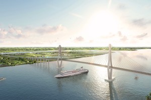 Phối cảnh cầu Rạch Miễu 3.
