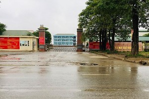 Trụ sở và nhà xưởng Công ty TNHH TS Vina đặt tại xã Định Liên, huyện Yên Định