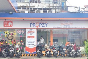 Một điểm giao dịch của Propzy tại TP.HCM. Ảnh: H.V