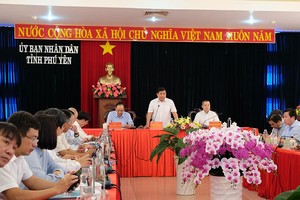 Bộ trưởng Nguyễn Chí Dũng làm việc với lãnh đạo tỉnh Phú Yên.