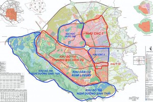 Công bố Quy hoạch “siêu đô thị” Hòa Lạc rộng hơn 17.000 ha