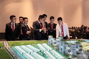 Đa số doanh nghiệp đều tập trung nguồn lực cho việc phát triển các dự án ở thị trường tỉnh. Ảnh: Trọng Tín