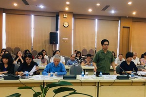 Chủ tịch VCCI Vũ Tiến Lộc phát biểu tại buổi làm việc.