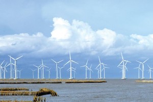 Đã có 11 dự án điện gió với tổng công suất hơn 400 MW đi vào hoạt động.