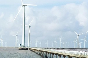 Trang trại gió ngoài khơi đang được các nhà đầu tư nước ngoài đặc biệt quan tâm.