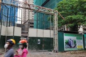 Dự án AZ Bright City đứng hình khi gói cứu trợ 30.000 tỷ đồng kết thúc. Ảnh: Dũng Minh