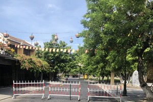 Thành phố Hội An tiếp tục thực hiện giãn cách xã hội.