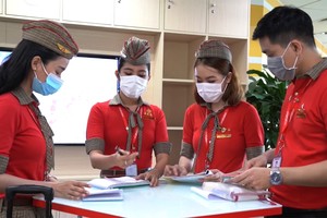Trong bối cảnh hàng không toàn cầu lao đao, Vietjet là một trong số ít hãng hàng không vượt qua được đại dịch, không phải sa thải nhân viên (ảnh: T.T)