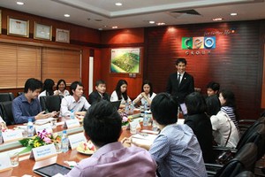 CEO Group  gặp gỡ các quỹ đầu tư và CTCK lớn