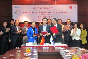 LG thuê thêm đất tại Khu công nghiệp Tràng Duệ của KBC