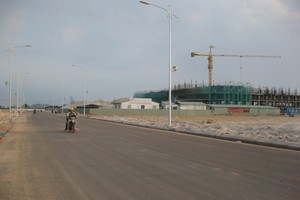 Công trường Dự án Novotel Phú Quốc vào đầu tháng 4 