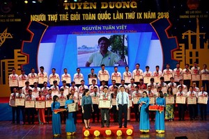 3 kỹ sư của Đạm Cà Mau được tuyên dương thợ trẻ giỏi toàn quốc