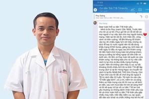 Bác sĩ Saing Pisy và tâm thư gửi tới cộng đồng.