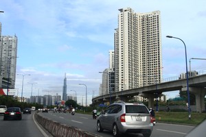 Bất động sản "ăn theo" metro số 1 đang tăng giá. Ảnh: Thành Nguyễn.