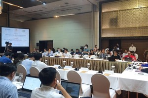 Thứ trưởng Trần Quốc Phương chia sẻ tại hội thảo. Ảnh: Thành Nguyễn.