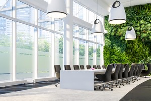 Không gian làm việc thân thiện môi trường, ưu tiên sử dụng ánh sáng, gió tự nhiên đang ngày càng được ưu tiên. Ảnh: Shutterstock,