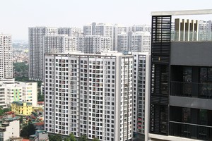 Giá bán căn hộ thị trường thứ cấp đang tăng nhanh hơn sơ cấp. Ảnh: Bình Minh.