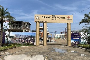 Grand Mercure lại tiếp tục xin điều chỉnh tiến độ thực hiện đến tháng 4/2026. Ảnh: Internet.