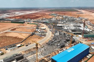 Sân bay Long Thành, một dự án trọng điểm đang được triển khai nhanh và có tác động tích cực tới thị trường địa ốc phía Nam. Ảnh: Internet.