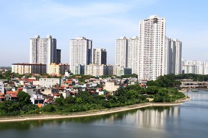 Giá căn hộ tại Hà Nội khó có thể giảm. Ảnh: Bình Minh.