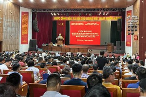 Buổi đấu giá thu hút sự quan tâm của rất nhiều nhà đầu tư. Ảnh: Internet.