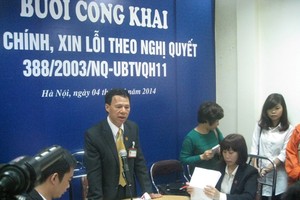 Từ 1/10/2011 đến 30/9/2014, Bộ Tài chính đã thẩm định và cấp phát số tiền là 8,3 tỷ đồng để chi trả cho các trường hợp được bồi thường trong hoạt động tố tụng hình sự.