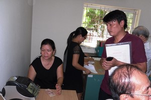 Công Mefrimex chi trả kinh phí hỗ trợ tạm cư cho các hộ dân Chung cư B6 Giảng Võ