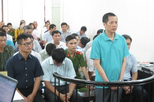 Các bị cáo tại tòa