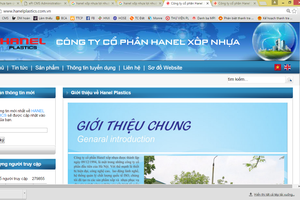 HANEL Xốp nhựa tạm ứng cổ tức tỷ lệ 15% bằng tiền mặt