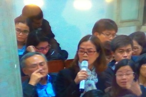 Đại diện Ngân hàng Xây dựng tại phiên tòa