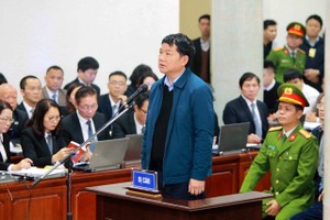 Ông Đinh La Thăng tại phiên xử sơ thẩm