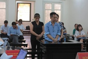 Các bị cáo tại Tòa