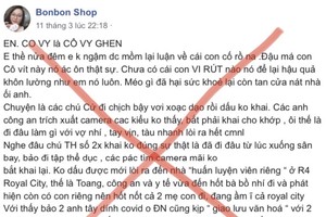 Hình ảnh facebook của đối tượng Nguyễn Thị Vân