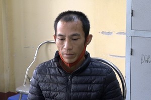 Đối tượng Trần Xuân Sơn tại cơ quan điều tra