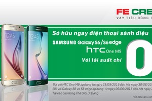 Mua trả góp điện thoại lãi suất 0%