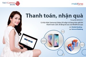 Thanh toán hóa đơn trực tuyến, nhận Samsung Galaxy S6 Edge