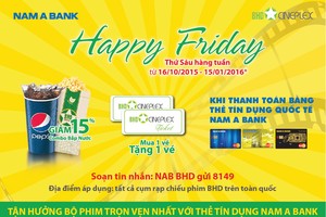 Nam A Bank gia tăng tiện ích cho chủ thẻ tín dụng quốc tế