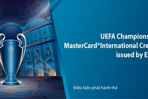 Eximbank ra mắt thẻ tín dụng quốc tế UEFA Champions League MasterCard