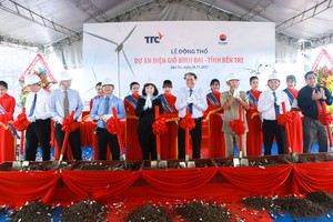 TTC khởi công dự án điện gió Bình Đại tại Bến Tre