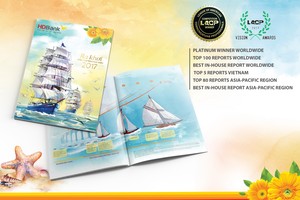 Báo cáo thường niên HDBank đạt giải cao nhất của Hiệp hội truyền thông Mỹ