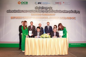 OCB ký gói tín dụng 100 triệu USD với IFC
