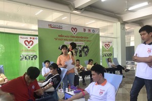 Hơn 600 tình nguyện viên tham gia Ngày hội hiến máu HD SAISON tại Cần Thơ