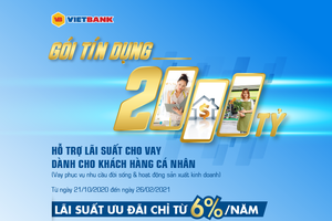 VietBank triển khai gói 2.000 tỷ đồng cho khách hàng cá nhân lãi suất từ 6%/năm