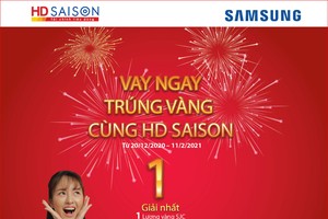 HD SAISON tặng vàng cho khách hàng