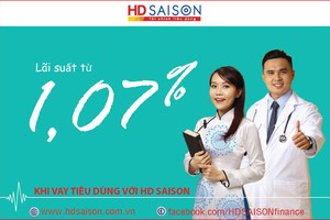 HD SAISON ưu đãi lãi vay cho giáo viên, bác sĩ