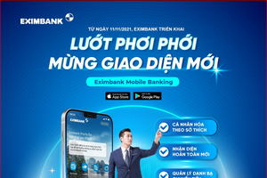 Eximbank Mobile Banking thay đổi giao diện mới