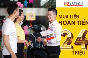 Khách hàng liên hệ HD SAISON để được tư vấn vay xe máy trả góp